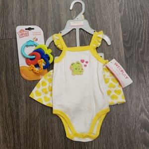 Baby Girl Outfit(FREE TOY)